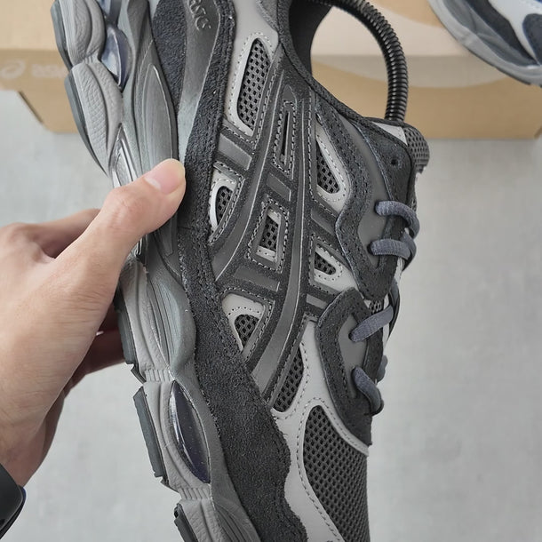 DBE product video | ASICS Gel-NYC Graphite Grey Black | source:local muted | canvas:1080