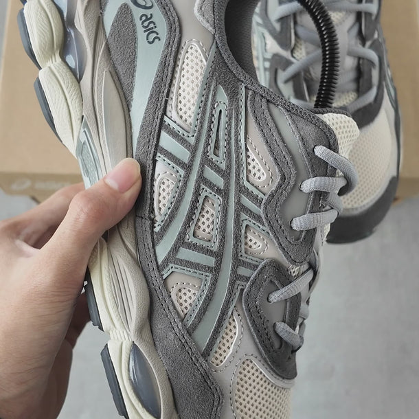 DBE product video | ASICS Gel-NYC Oatmeal Obsidian Grey | source:local muted | canvas:1080