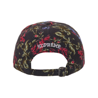 Supreme Floral Flannel 6 Panel Black Ss26H112 Black
