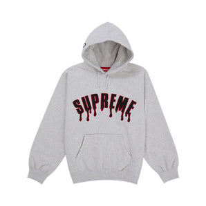 Supreme Ghostface Arc Hooded Sweatshirt Ash Grey Ss26Sw96 Ash Grey