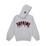 Supreme Ghostface Arc Hooded Sweatshirt Ash Grey Ss26Sw96 Ash Grey
