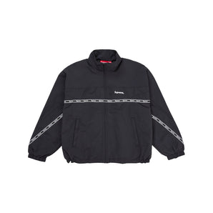 Supreme Logo Taping Track Jacket Black Ss26J107 Black