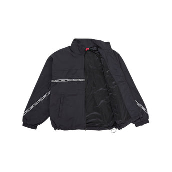 Supreme Logo Taping Track Jacket Black Ss26J107 Black