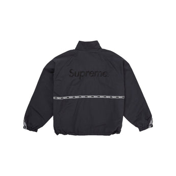 Supreme Logo Taping Track Jacket Black Ss26J107 Black