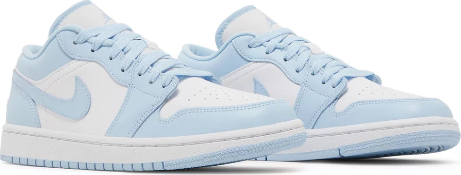 Double Boxed  234.99 Nike Air Jordan 1 Low University Ice Blue (W) Double Boxed