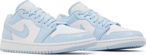 Double Boxed  234.99 Nike Air Jordan 1 Low University Ice Blue (W) Double Boxed