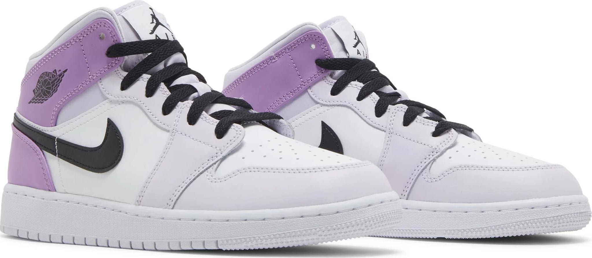 Double Boxed  159.99 Nike Air Jordan 1 Mid Barely Grape Double Boxed