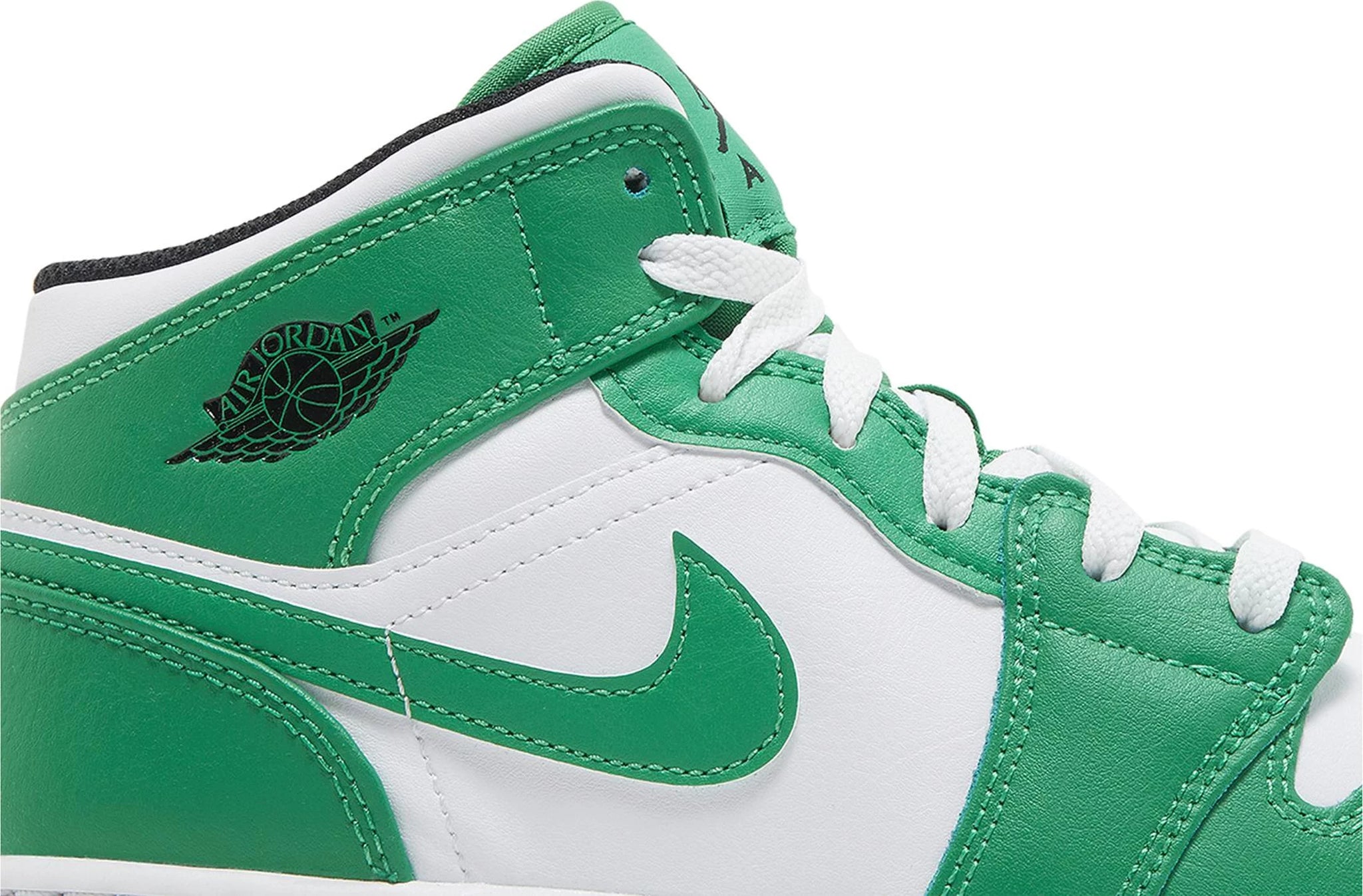 Nike Air Jordan 1 Mid Lucky Green (GS) – Double Boxed