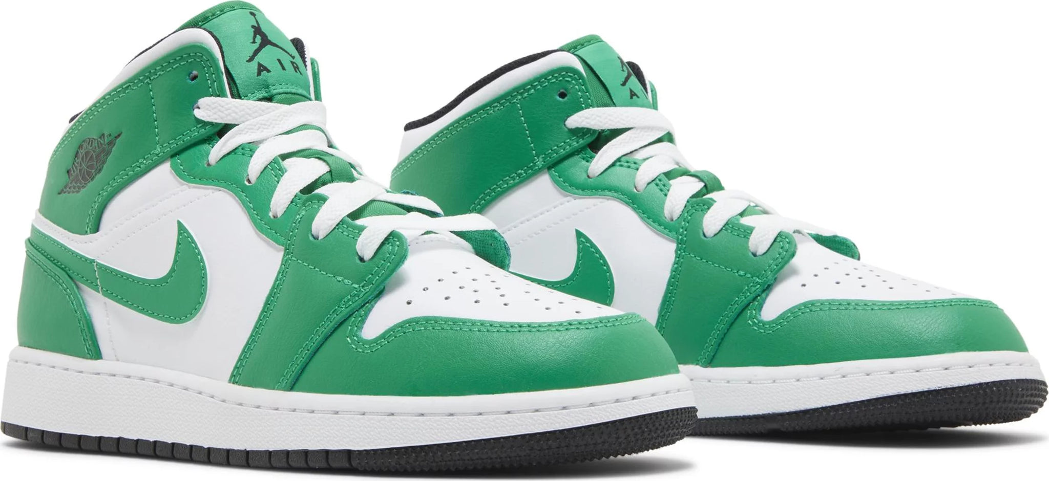 Double Boxed  274.99 Nike Air Jordan 1 Mid Lucky Green (GS) Double Boxed