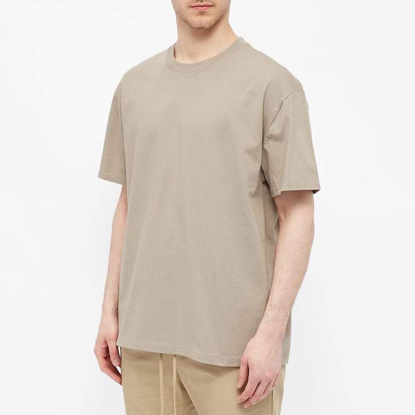 Double Boxed t-shirt 114.99 FEAR OF GOD ESSENTIALS SS21 T-SHIRT MOSS/GOAT Double Boxed