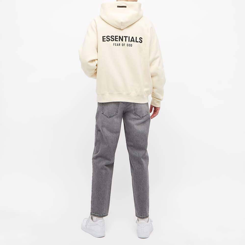 Fear of god essentials buttercream hoodie new arrivals