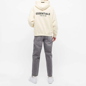 Double Boxed hoodie 249.99 FEAR OF GOD ESSENTIALS SS21 PULLOVER HOODIE BUTTERCREAM Double Boxed