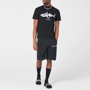 Double Boxed hoodie 244.99 Palm Angels Kill The Shark Black T Shirt Double Boxed