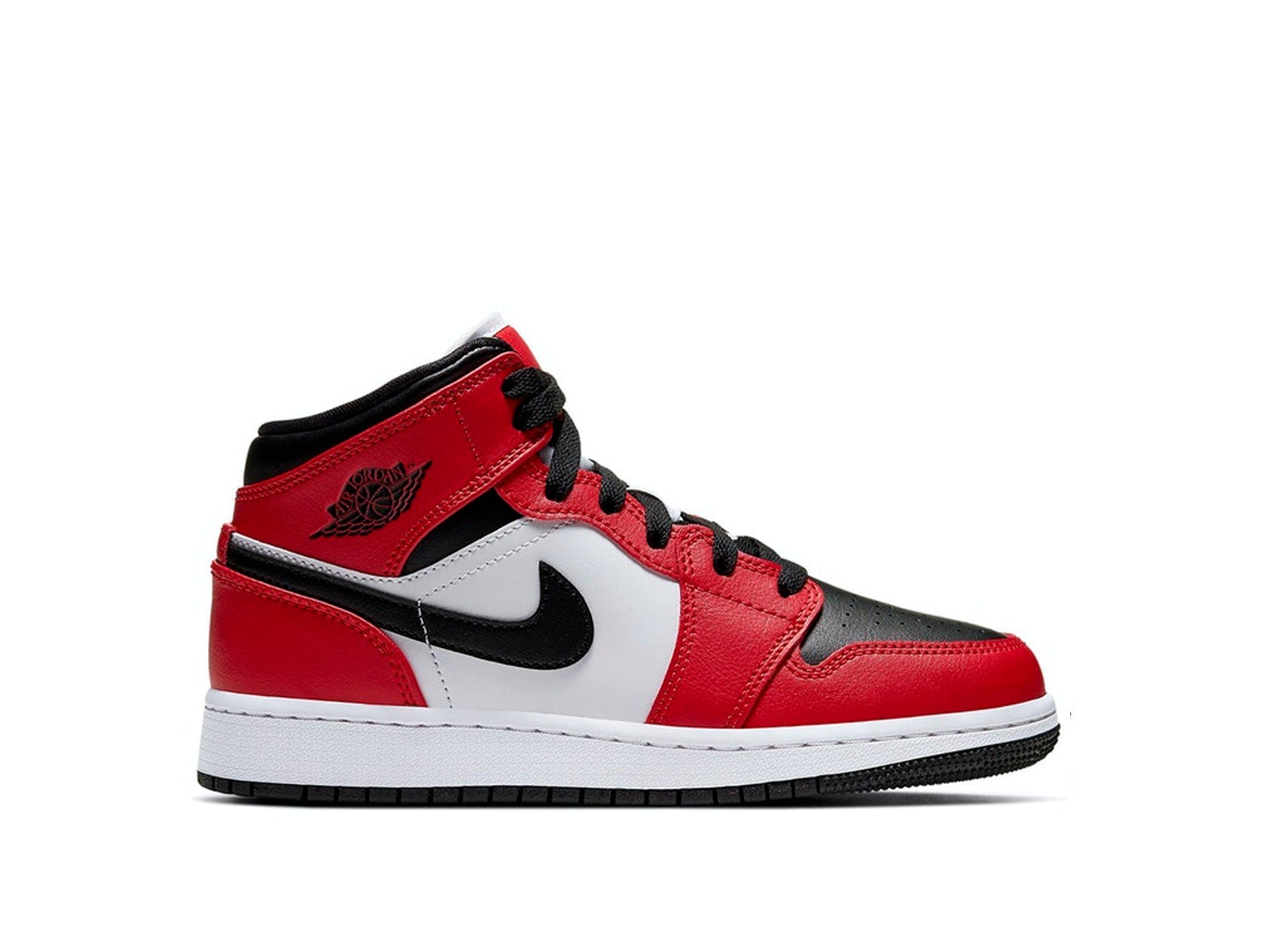 Double Boxed  279.99 Nike Air Jordan 1 Mid Chicago Black Toe Double Boxed