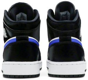 Double Boxed  259.99 Nike Air Jordan 1 Mid Black Racer Blue White Double Boxed
