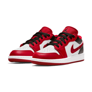 Nike Air Jordan 1 Low Reverse Black Toe Bulls GS Double Boxed