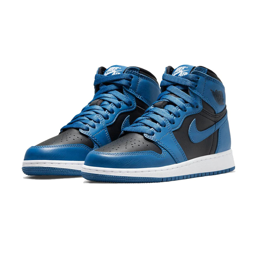 Double Boxed  249.99 Nike Air Jordan 1 High OG Dark Marina Blue (GS) Double Boxed