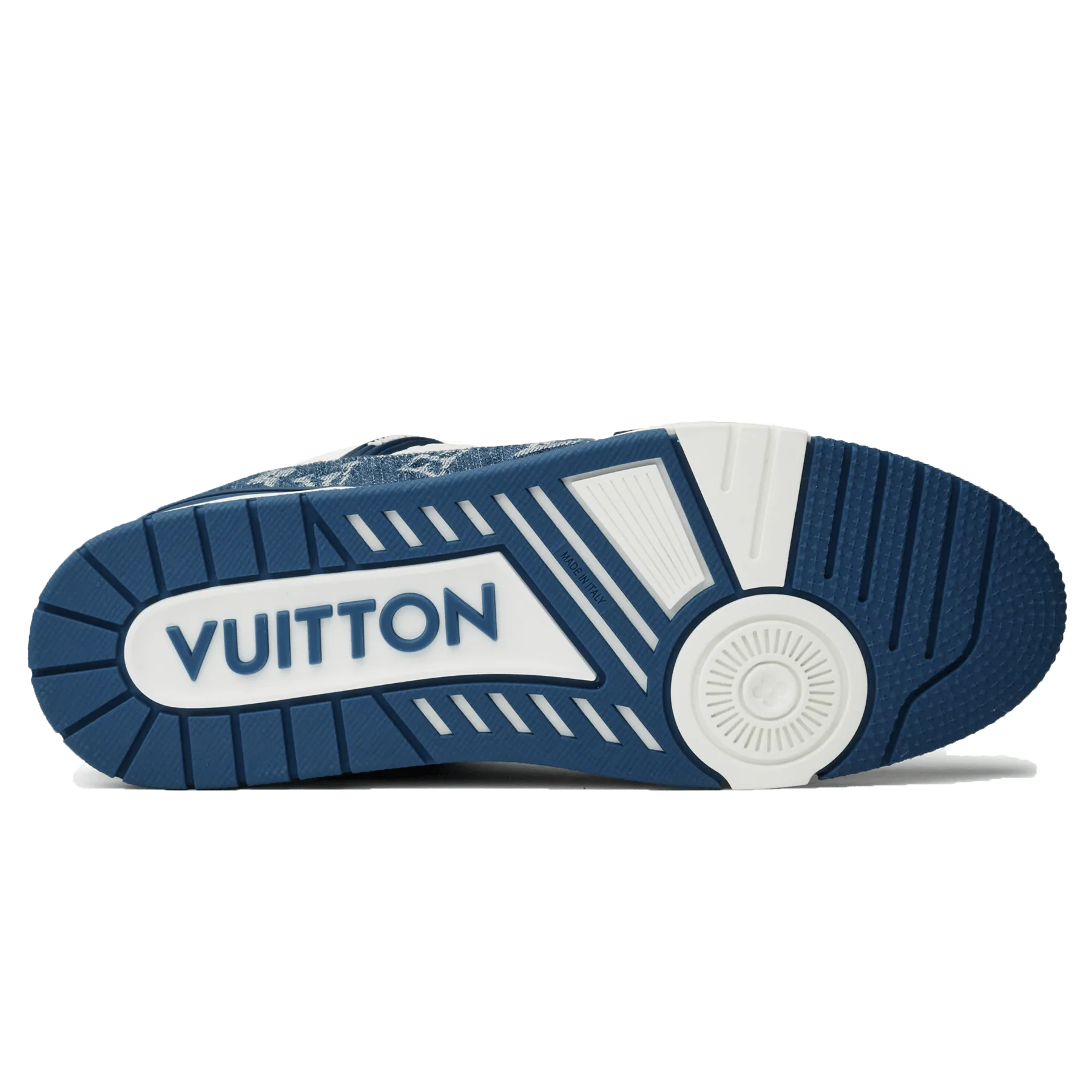 WMNS) LOUIS VUITTON LV Boombox Monogram Sneakers Denim-Blue 1A8E3S