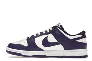 Double Boxed  214.99 Nike Dunk Low Championship Court Purple Double Boxed