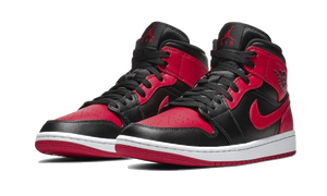 Double Boxed  154.99 Nike Air Jordan 1 Mid Banned Bred 2020 Double Boxed