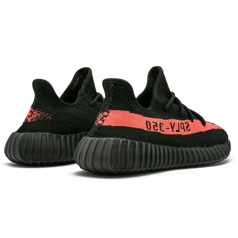 Double Boxed  399.99 adidas Yeezy Boost 350 V2 Core Black Red Stripe Double Boxed
