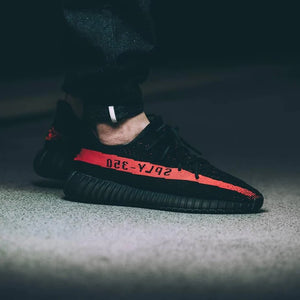 Double Boxed  399.99 adidas Yeezy Boost 350 V2 Core Black Red Stripe Double Boxed