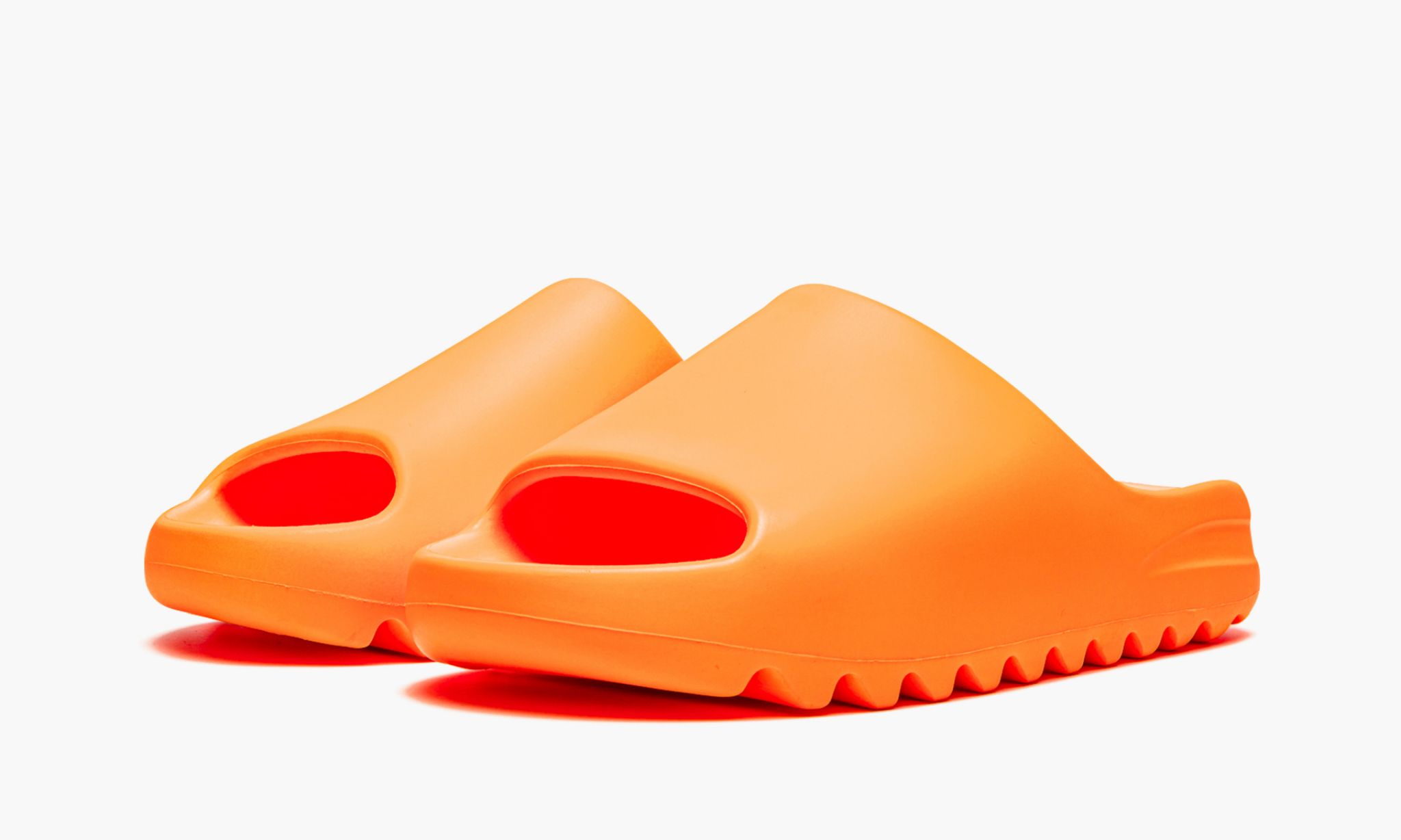 Double Boxed  239.99 Adidas Yeezy Slide Enflame Orange Double Boxed