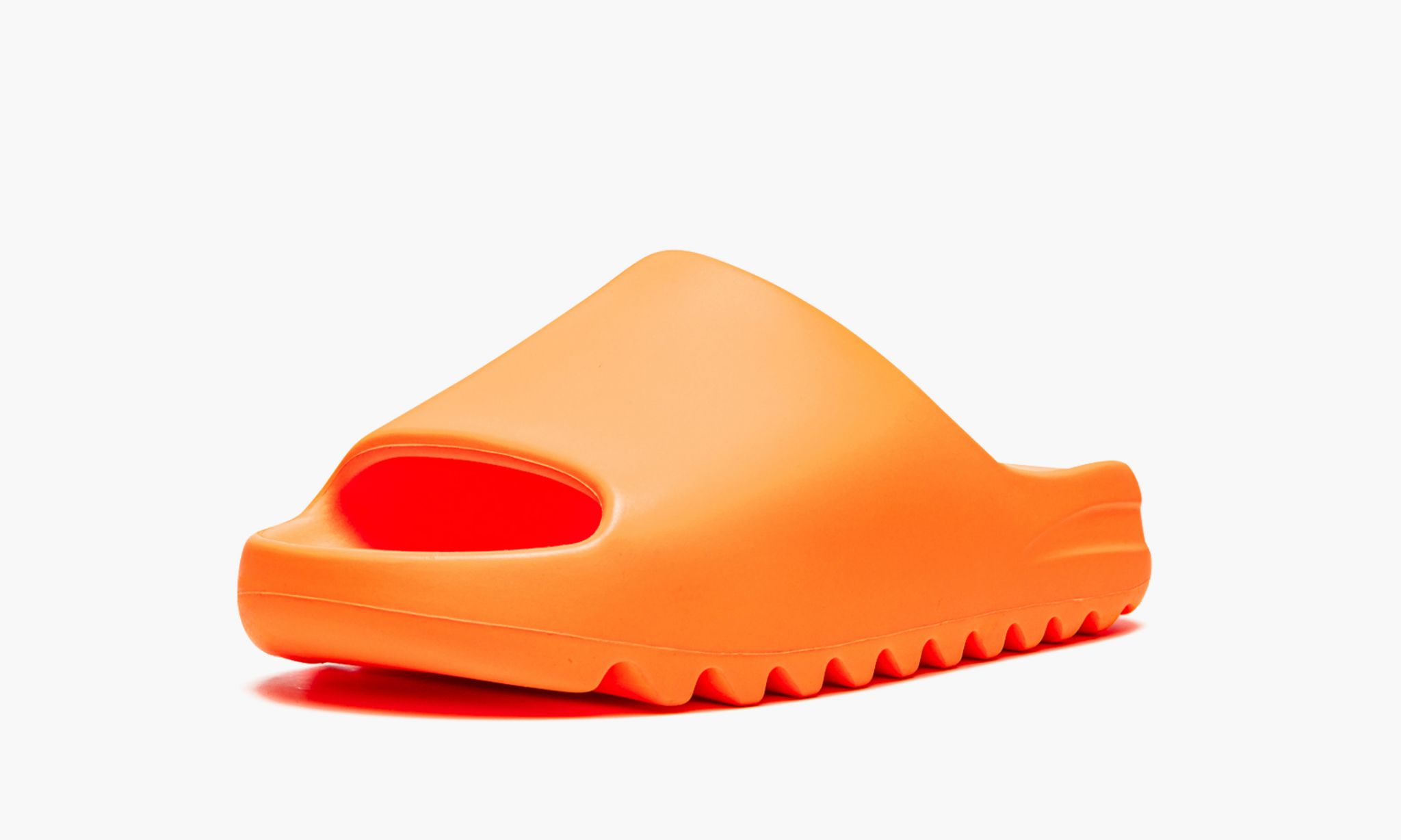 Double Boxed  239.99 Adidas Yeezy Slide Enflame Orange Double Boxed