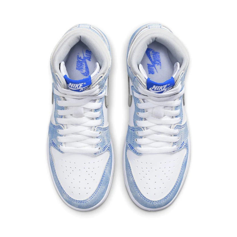 Double Boxed  499.99 Nike Air Jordan 1 High Hyper Royal Blue (GS) Double Boxed