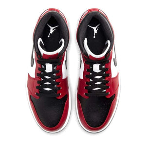 Double Boxed  279.99 Nike Air Jordan 1 Mid Chicago Black Toe Double Boxed