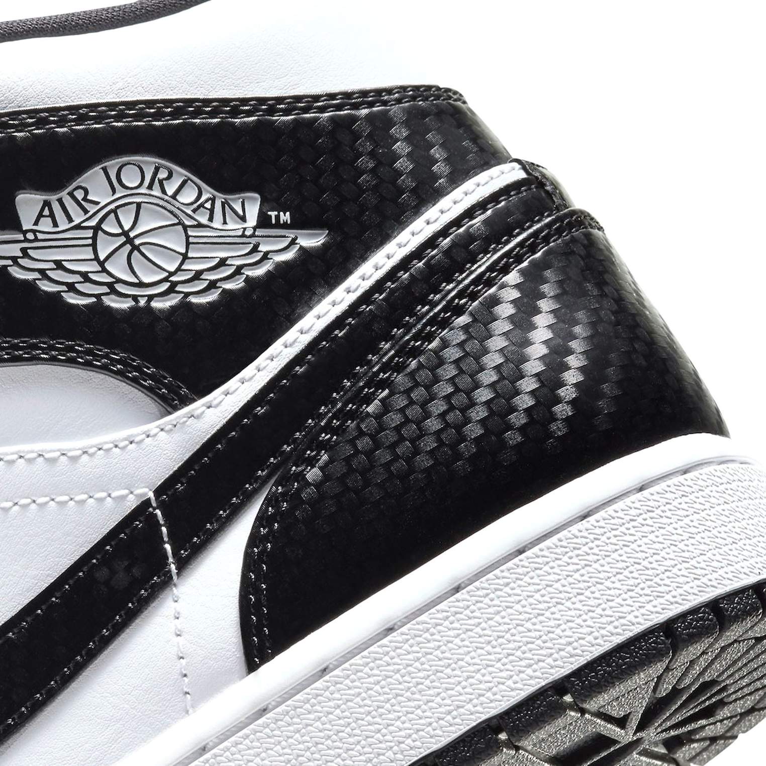 Nike Air Jordan 1 Mid Carbon Fibre Black All Star Double Boxed