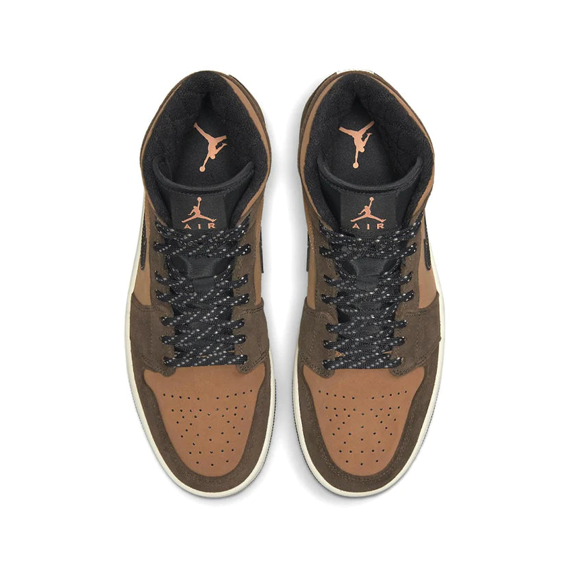 Jordan 1 mid wheat sale