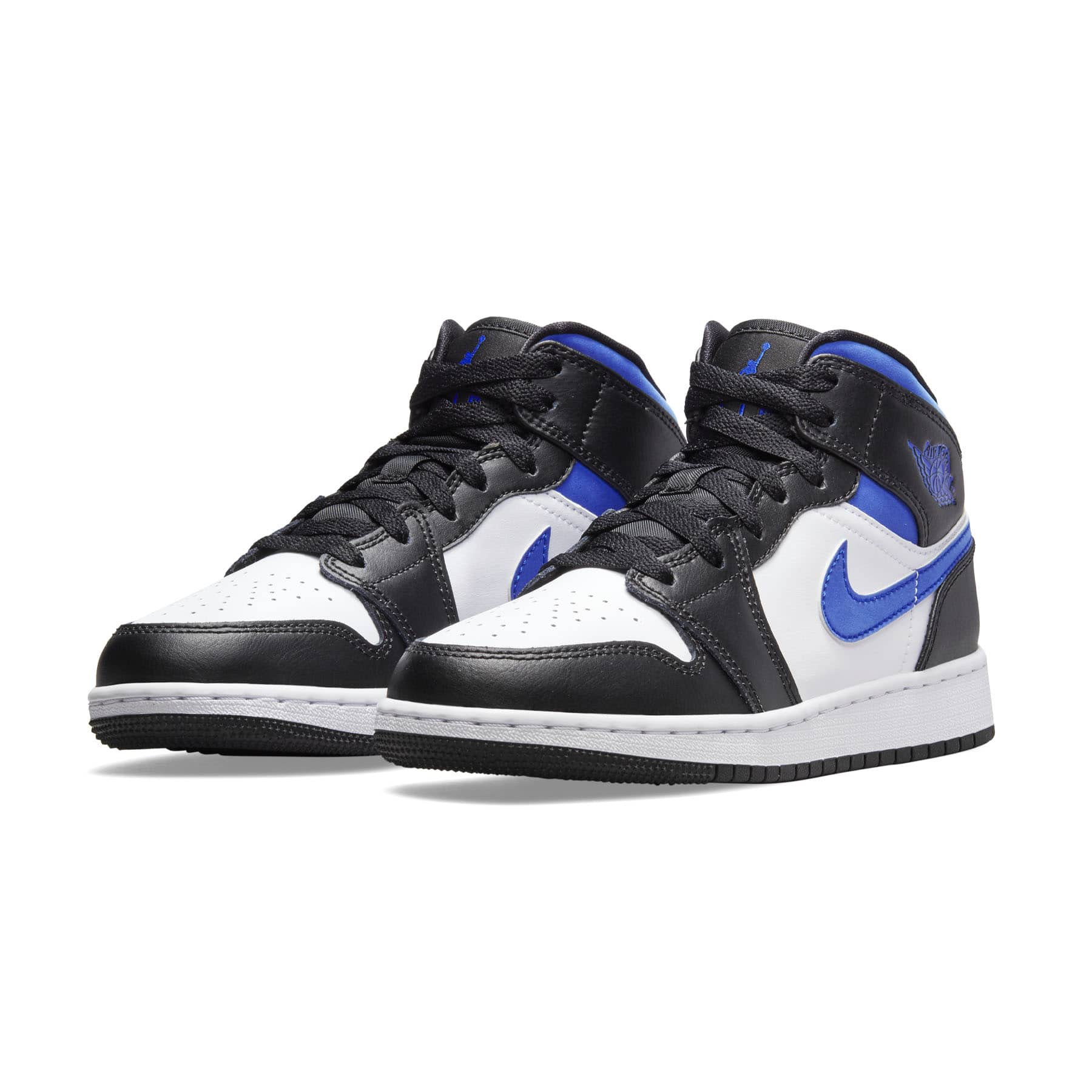 White black discount blue jordans