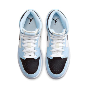 Double Boxed  189.99 Nike Air Jordan 1 Mid Ice Blue Double Boxed