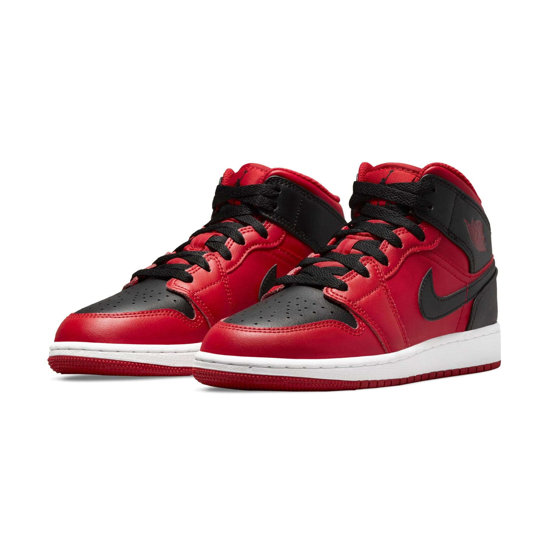 Double Boxed  149.99 Nike Air Jordan 1 Mid Reverse Bred Double Boxed