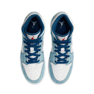 Double Boxed  169.99 Nike Air Jordan 1 Mid SE French Blue Double Boxed