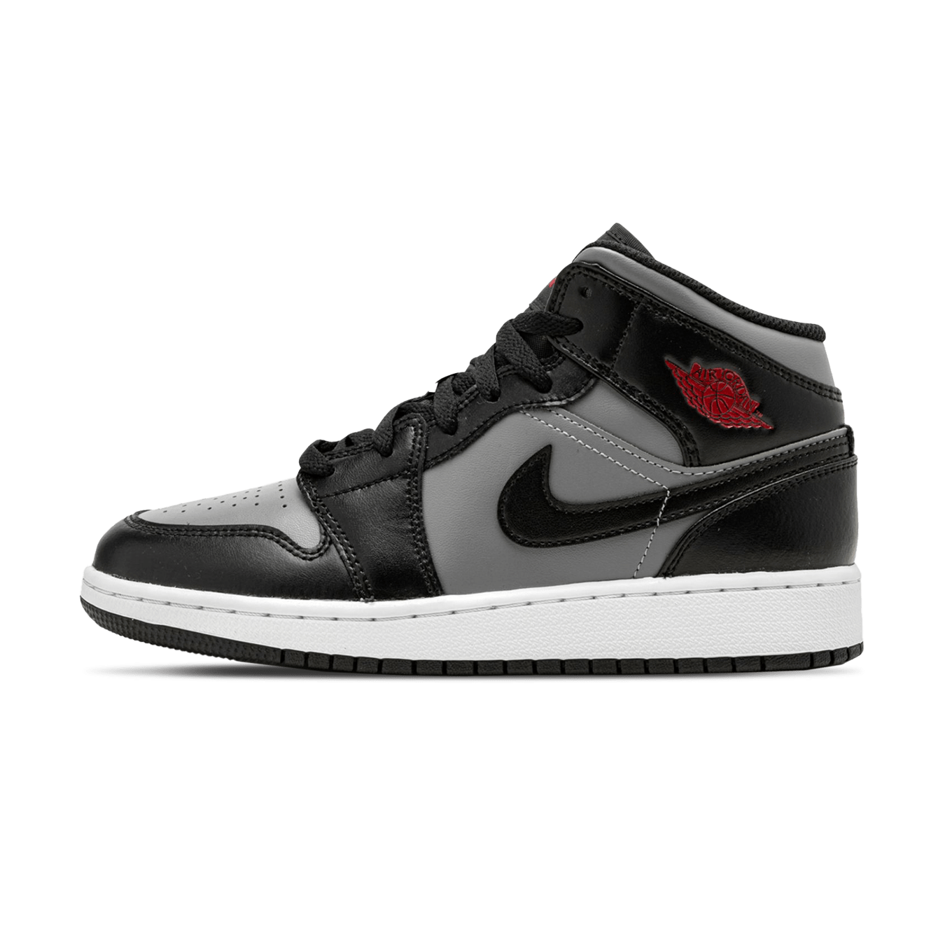 Nike Air Jordan 1 Mid Shadow Red GS Double Boxed