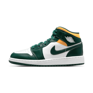Double Boxed  224.99 Nike Air Jordan 1 Mid Sonics Noble Green 2021 Double Boxed