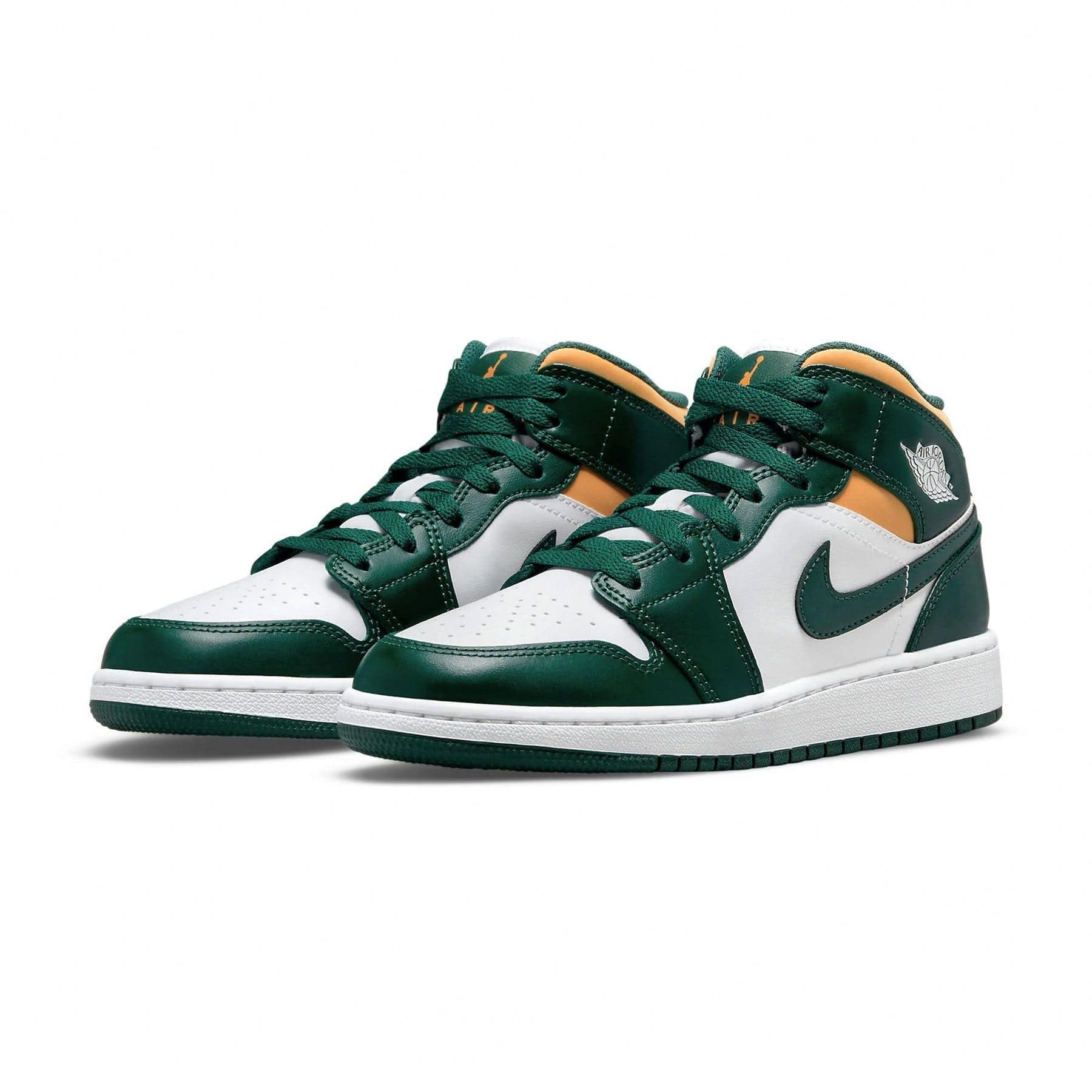 Nike Air Jordan 1 Mid Sonics Noble Green 2021 Double Boxed