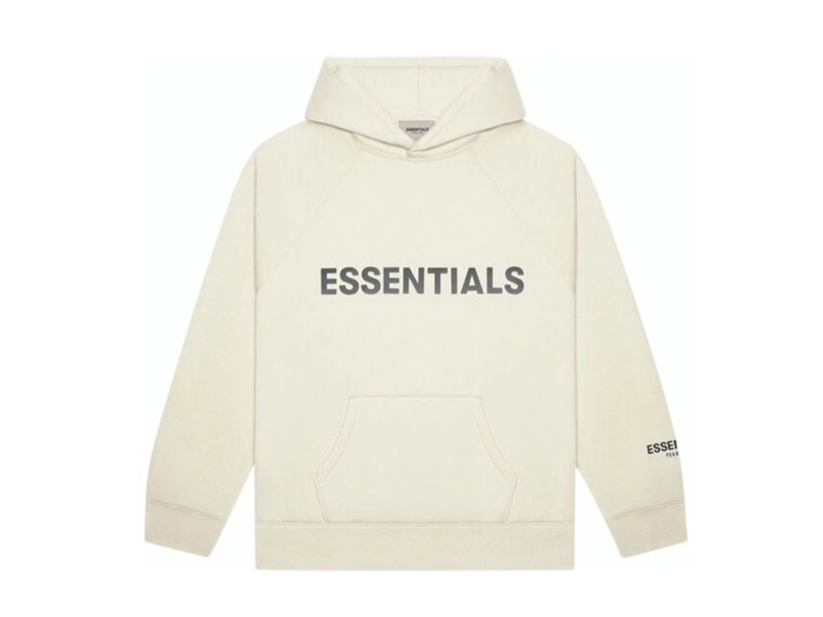 Double Boxed hoodie 209.99 FEAR OF GOD ESSENTIALS SS20 PULLOVER HOODIE BUTTERCREAM Double Boxed