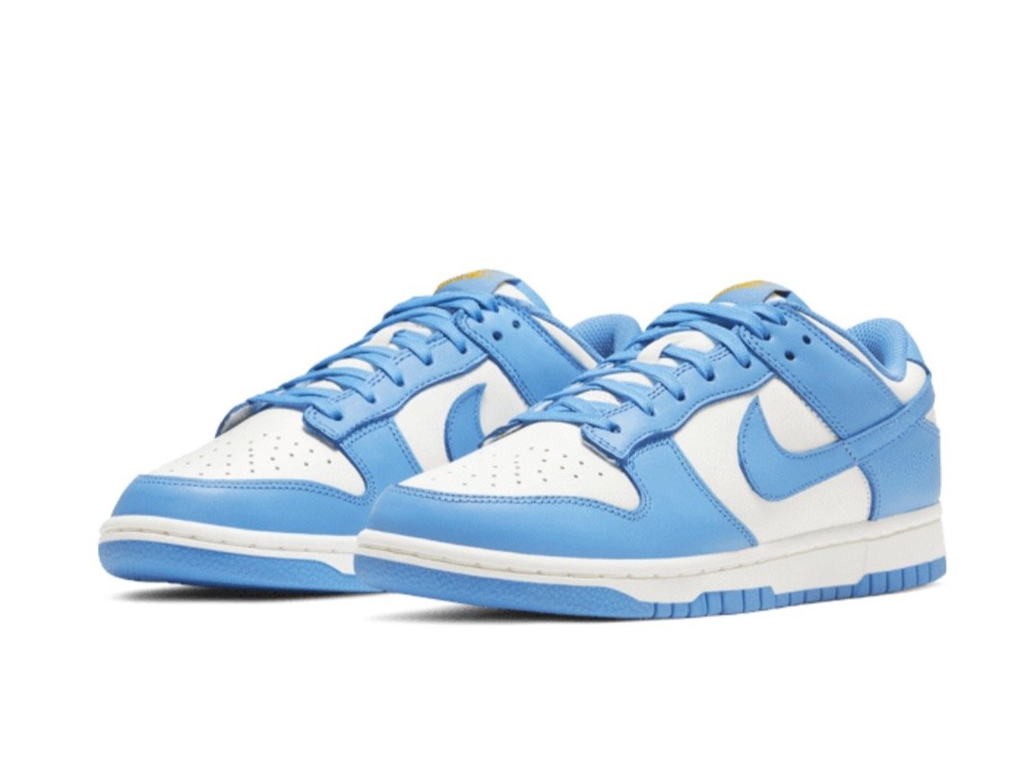 Double Boxed  399.99 Nike Dunk Low Blue Coast (W) Double Boxed