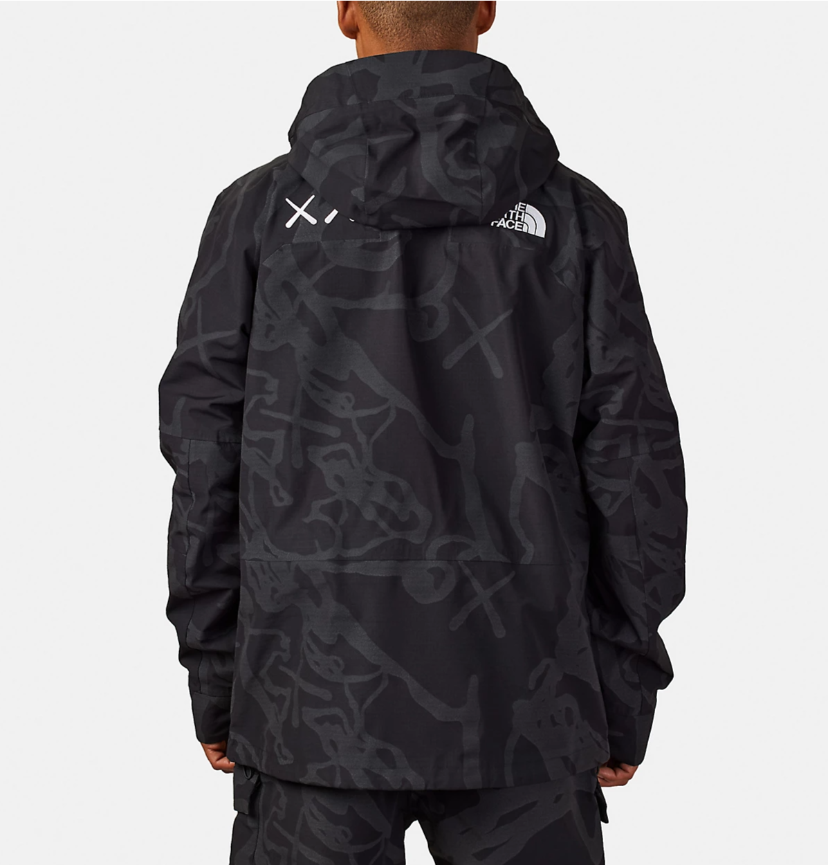 Double Boxed hoodie 599.99 KAWS x The North Face Freeride Jacket Black Dragline Print Double Boxed