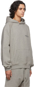 FEAR OF GOD ESSENTIALS CORE PULLOVER HOODIE DARK HEATHER OATMEAL ...