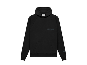 Double Boxed hoodie 159.99 FEAR OF GOD ESSENTIALS CORE PULLOVER HOODIE BLACK Double Boxed