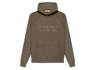 Double Boxed hoodie 179.99 FEAR OF GOD ESSENTIALS SS22 PULLOVER HOODIE WOOD BROWN Double Boxed