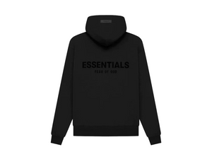 Double Boxed hoodie 184.99 FEAR OF GOD ESSENTIALS HOODIE STRETCH LIMO BLACK SS22 Double Boxed
