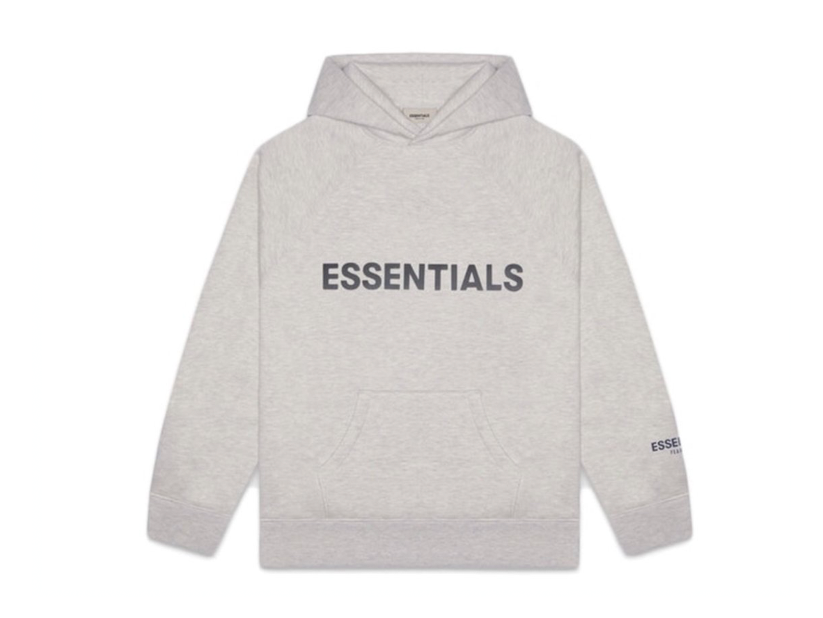 Double Boxed hoodie 199.99 FEAR OF GOD ESSENTIALS SS20 PULLOVER HOODIE LIGHT OATMEAL GREY Double Boxed