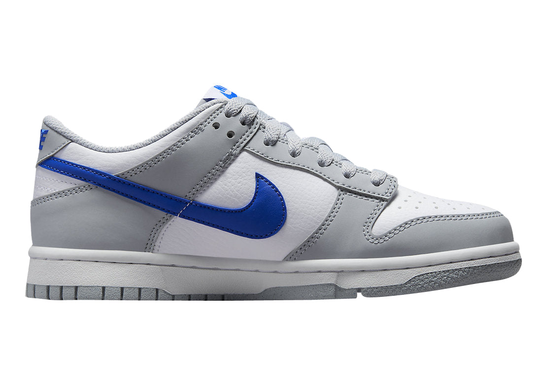 Double Boxed  199.99 Nike Dunk Low Wolf Grey Royal Double Boxed