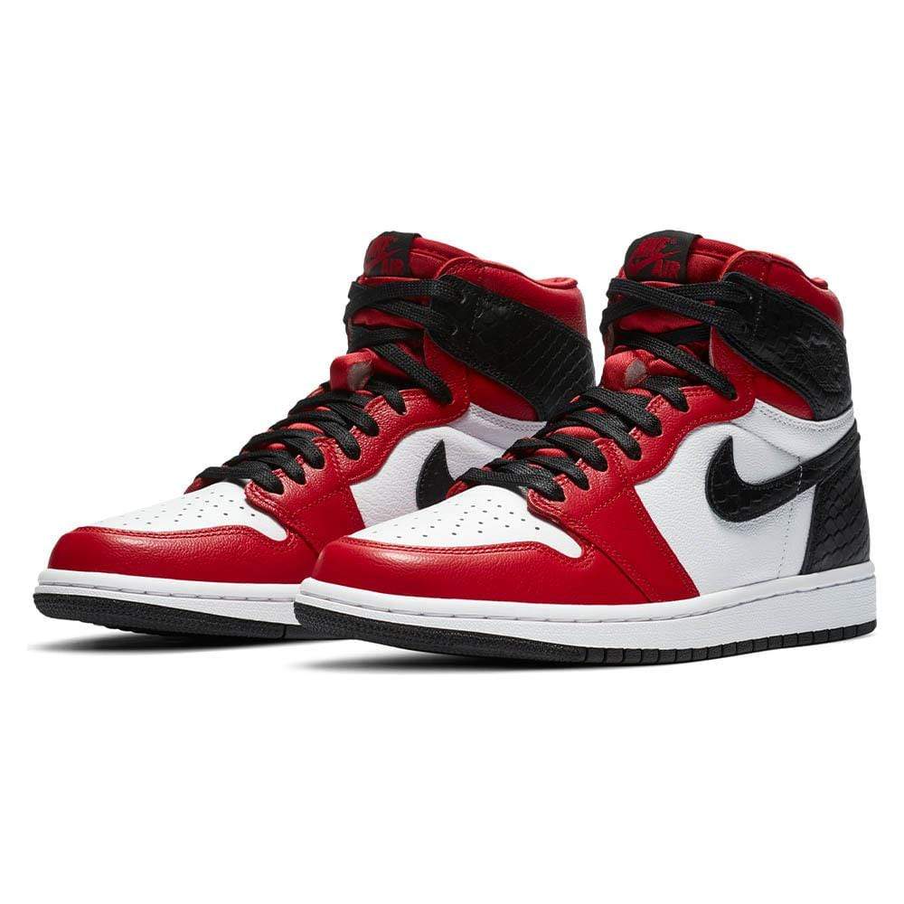 Double Boxed  294.99 Nike Air Jordan 1 High Satin Snake Chicago (W) Double Boxed