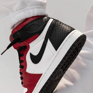 Double Boxed  294.99 Nike Air Jordan 1 High Satin Snake Chicago (W) Double Boxed